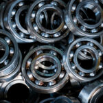 Pile,Used,Bearings,For,Recycling,top,View,Shot.